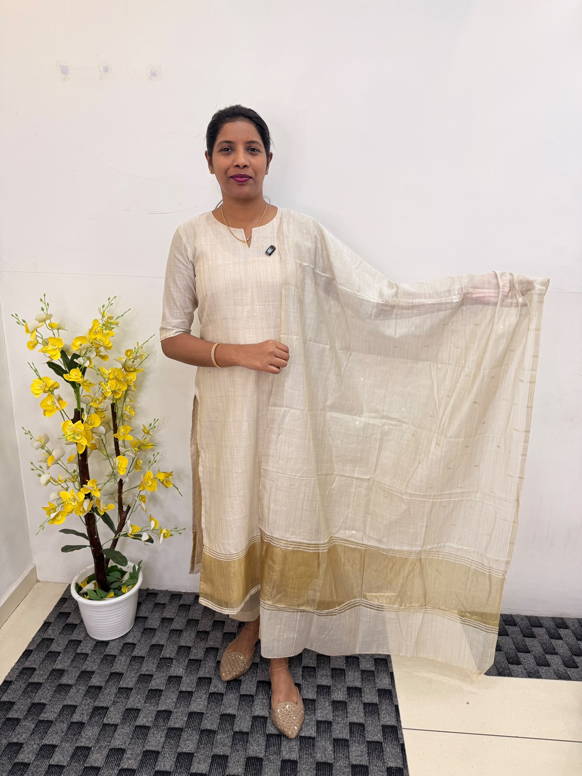 Premium chanderi silk LD067